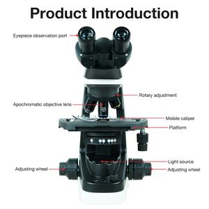 オリジナル工場光学無限遠高級顕微鏡教育学校実験室双眼顕微鏡生物顕微鏡ラボ - Product Image 4