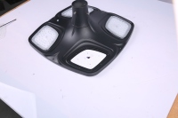 Vente directe usine – Lampadaire solaire intégré 20W 30W 40W 50W IP65 à commande vocale pour jardin et aménagement paysager, température de couleur multiple