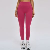 Leggings de yoga taille haute pour femmes, sans effet camel toe, pantalon long athlétique moulant rehausseur de fessiers pour le fitness en extérieur et la course à pied, Style 5087