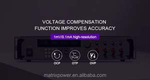 Fuente de Alimentación de CC de Escritorio Programable de 4 Canales y 5 Dígitos MATRIX de 60 V, 3 A y 720 W para Reparación Electrónica y Uso Industrial - Product Image 6