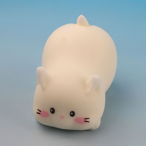 Hot Sale PU Mini Kawaii Cartoon Cat Shaped Pressure Release Promotional Gift Decompression Squeeze Toy Unisex All Ages - Product Image 3