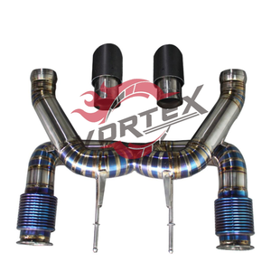 Escape Trasero Turbo sin Válvulas Vortex Titanium con Puntas de Carbono para McLaren 720S 4.0T 2017-2019 - Product Image 2