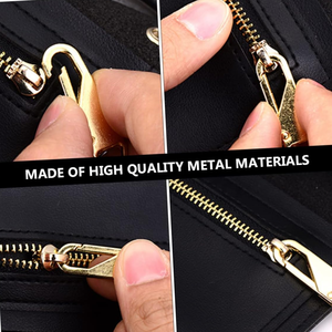 Tirette de <span class=keywords><strong>fermeture</strong></span> <span class=keywords><strong>éclair</strong></span> métallique amovible universelle pour la réparation et le remplacement, idéale pour le bricolage, la maroquinerie, les sacs, les vêtements et les fournitures de quincaillerie. - Product Image 3