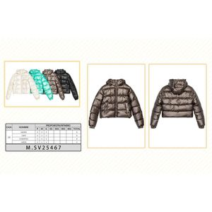 Giacche Lunghe Imbottite da Donna con Fodera in Peluche Varie Taglie e Colori Prodotto all'Ingrosso Marca Fang Modello SV25467 Cina - Product Image 1