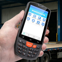 Lecteur de codes-barres PDA étanche IP65, collecteur de données portable, lecteur de codes-barres industriel, PDA robuste Android 12/15 avec GMS