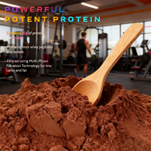 Complément alimentaire en poudre de protéines de lactosérum de qualité supérieure Body Fortress, avant l'exercice, énergie, croissance musculaire, usage adulte - Product Image 2