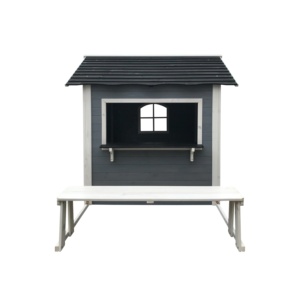 Houten Speelhuis Voor Kinderen Buiten Spelen <span class=keywords><strong>Cubby</strong></span> Huis Met Bank - Product Image 5