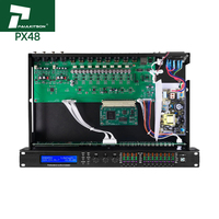 Processeur audio numérique DSP Paulkitson PX48 4 entrées 8 sorties, taux d'échantillonnage FIR 96 kHz, USB XLR, équipement audio professionnel pour haut-parleurs