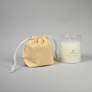 GLAMPKG Custom logo Design Cotton <b>Bag</b> with <b>White</b> Rope Drawstring for Jewelry Storage and Organization - Product Image 5