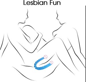 قضيب اصطناعي مزدوج الطرف بطول 17.7 بوصة مقاوم للماء وواقعي ومرن، ألعاب جنسية للبالغين للمثليات والأزواج - Product Image 4