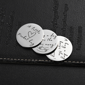 Promotion chaude personnalisée sans <span class=keywords><strong>frais</strong></span> <span class=keywords><strong>de</strong></span> moule pièces <span class=keywords><strong>de</strong></span> défi en argent gravées au laser imprimables en acier inoxydable - Product Image 4