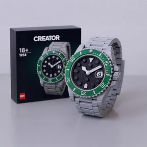 Ensemble de montres à quartz de la série Royal, modèle cadeau, puzzle, petit jouet cadeau, pendentif, blocs de jeu tendance - Product Image 6