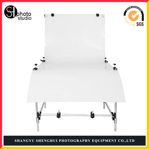 Aluminum Alloy Photography Still Life Table 100x200 Portable <b>Shooting</b> Table for Photo Studio - Product Image 1