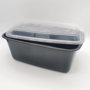 <span class=keywords><strong>Lesui</strong></span> jetable 2000ml Vente en gros Boîte à lunch écologique à emporter pour micro-ondes Contenants alimentaires - Product Image 4