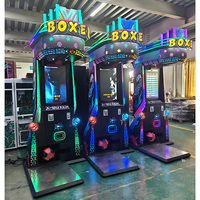 Machine d'arcade de sport d'intérieur multi-styles, à monnayeur, jeu de boxe et de frappe, testeur de force de boxe pour parc d'attractions