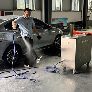 Nettoyeur Vapeur Mobile pour Voiture Cwr09A - Préchauffage en 10 Secondes, Vapeur/Micro-Eau/Cire 3-en-1, Acier Inoxydable, Fabrication OEM - Product Image 1
