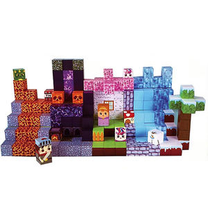 Bloques de Construcción Magnéticos Pixel Cube, Juego de Construcción Creativo, Mundo de Arena, Juguete Educativo STEM, Estilo <span class=keywords><strong>Minecraft</strong></span> para Niños - Product Image 1