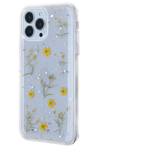 เคสโทรศัพท์กันกระแทกหรูหราลายดอกไม้สวยงาม วัสดุ TPU+PC สำหรับผู้หญิง ใช้ได้กับรุ่น 17 16 15 14 13 ซีรีส์ และ Samsung S24 - Product Image 1