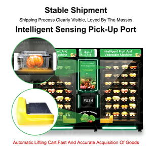 Máquina Expendedora <span class=keywords><strong>de</strong></span> Alimentos Frescos con Pantalla Táctil <span class=keywords><strong>de</strong></span> 32 Pulgadas, Elevador Automático <span class=keywords><strong>de</strong></span> Eje X-Y, Marco <span class=keywords><strong>de</strong></span> Acero Metálico, Wi-Fi, 4G LTE, Compresor - Product Image 3
