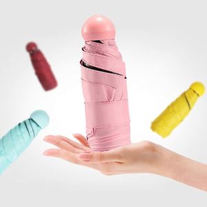 Parapluie de poche pliable mini 5 sections populaire en promotion - Product Image 4
