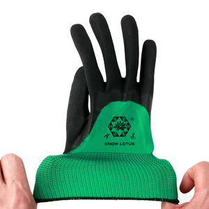 Gants de travail en latex terry d'hiver en gros, gants de sécurité flexibles en latex enduit, construction antidérapante, gants de congélateur bon marché pour le travail - Product Image 4