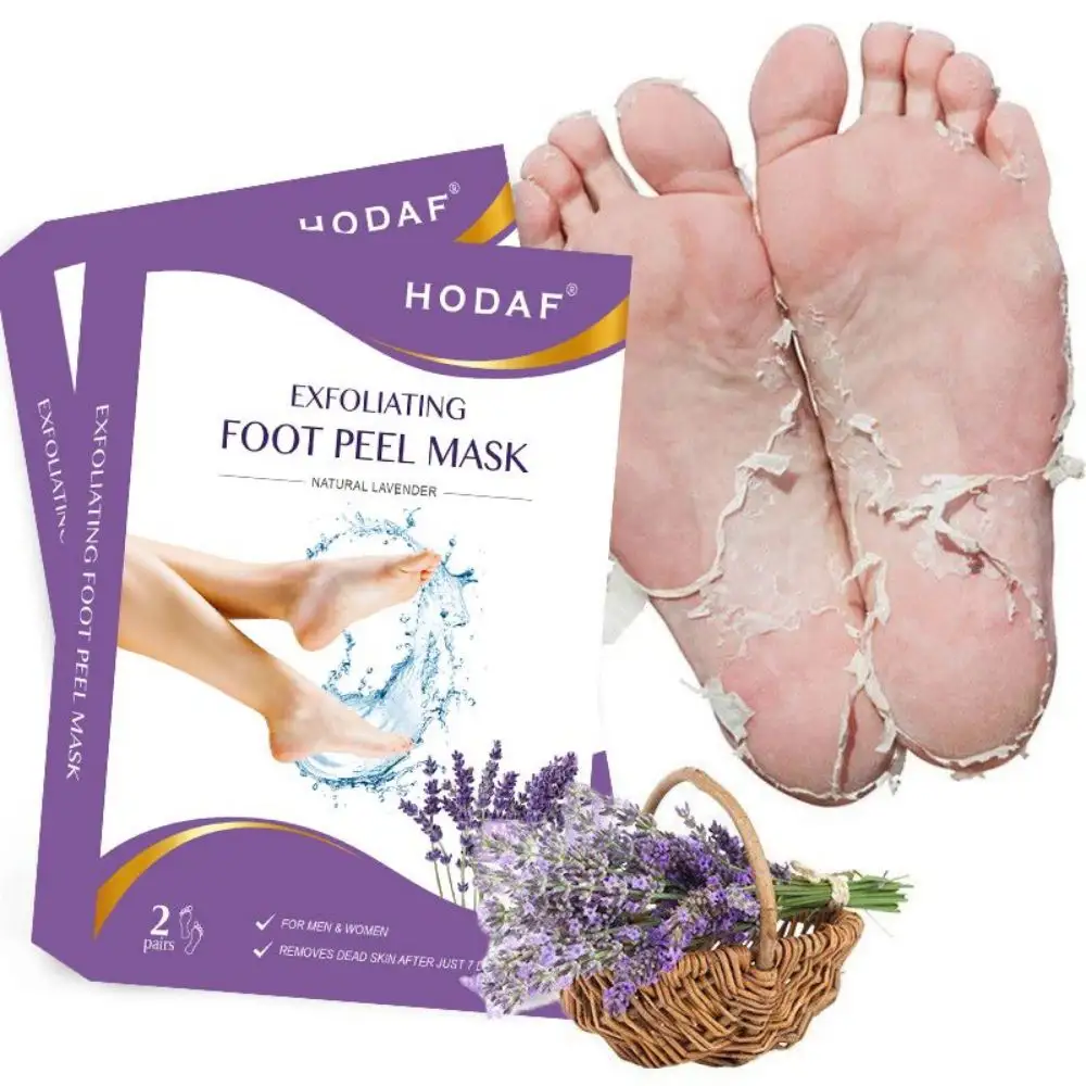 Avocat hydratant nourrissant tissu non tissé pied soins de la peau spa pied masque peeling chaussettes