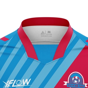 Camiseta vintage de rayas sublimadas personalizadas, camisetas de fútbol retro a la moda Bloke Core al por mayor - Product Image 3