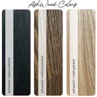 Porte-menus en bois de frêne premium à panneau unique avec fixation par vis – Tableau de menu en bois pour restaurant