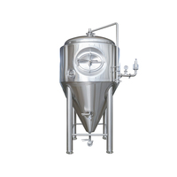 Machine de Fermentation de Bière en Acier Inoxydable 100L 200L 300L 400L 500L 600L 800L 1000L avec Cuve sous Pression, Contrôle PLC et Pompe
