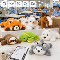 Adorable peluche panda rouge en peluche douce, jouet en peluche mignon, cadeaux d'anniversaire pour enfants et adultes