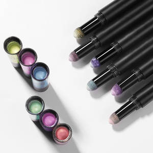 18 Couleurs Poudre Magique Effet Miroir pour Ongles, sans effet flottant, pour <span class=keywords><strong>Gel</strong></span> UV au Titane Solide et Coussin d'Air - Product Image 4