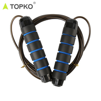 Cuerda de Saltar para Entrenamiento Físico TOPKO con Asas de Espuma