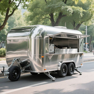 Remorque de restauration rapide pour - Glaces, en-cas, hot-dogs, camion de nourriture en acier inoxydable, camion de nourriture extérieur, isolé, chauffage intégré - Product Image 5