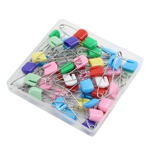 Épingles de sécurité coniques en acier nickelé de 16 mm de diamètre de tête, vente en gros d'usine, couleurs assorties, pour écharpes - Product Image 3