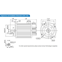 130ST-M15025 3.8KW Servo 15N.M 2500rpm 220V 3 phases Ac Servo Motor Drive avec Câbles CNC Kit