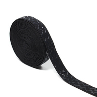 Haute qualité plat Silicone élastique Jacquard ceinture Durable Spandex soutien-gorge sangle ceinture pour la maison Textile Logo tissé Techniques
