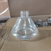 Bouteilles en verre transparentes de luxe vides de 100 ml pour diffuseur à bâtonnets, avec couvercles, rechargeables, pour arômes, parfums et huiles essentielles
