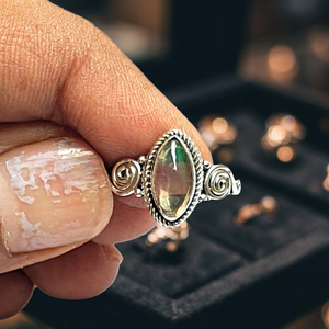 Hot New Wholesale Gemstone Jewelry 925 Sterling Silver <b>Ring</b> High Quality Natural <b>Opal</b> Stone <b>Rings</b> for Women - Product Image 1