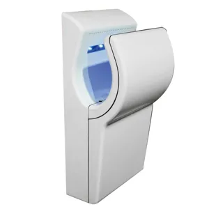 Wall mounted hand dryer high speed wind jet low noise automatic sensor 2000W power saving hand dryer for toilet