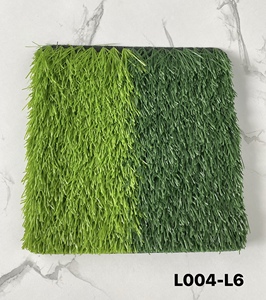 青州L004-L 50毫米合成户外足球场人造草地毯足球运动地板 - Product Image 4