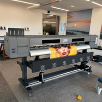 Imprimante à solvant écologique grand format 1,8 m, traceur d'impression par sublimation, prix bas