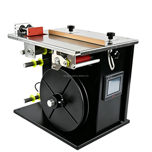 Machine d'étiquetage semi-automatique de type L 90 pour petites boîtes et cartons - Étiqueteuse de bureau PLC pour étiquettes autocollantes inviolables en papier - Product Image 3