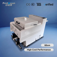 Machine à secouer la poudre DTF PrintVision Smart Touchscreen 60cm tout-en-un avec four de polymérisation de film et panneau de commande multilingue