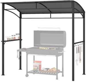 Pergola et écran en aluminium thermolaqué imperméable pour extérieur - Jardin, terrasse, cour avec portes coulissantes - Product Image 1
