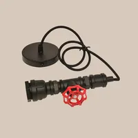 Lampe suspendue rétro style industriel en tuyau d'évacuation, pour salle à manger, bar, club, café, restaurant, luminaire suspendu à tête unique, articles de décoration intérieure