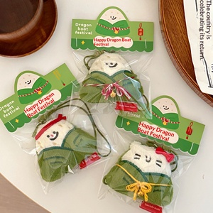 Ciondolo Bambola Zongzi in Stile Festival delle Barche del Drago, Decorazione Creativa in Peluche per Zaino da Ragazza, Piccolo Regalo - Product Image 6