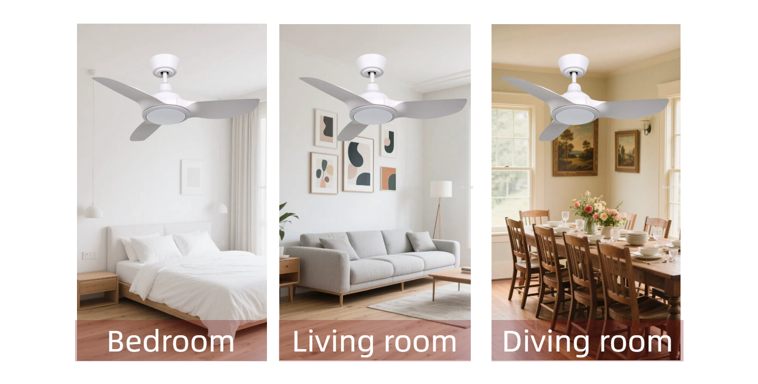 5 blade ceiling fan with light