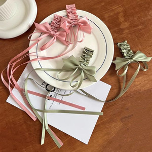 Sweet <b>bow</b> hair <b>clip</b>, 3D three-layer acetate shark <b>clip</b>, Korean updo hair accessory, hair <b>clip</b> - Product Image 3