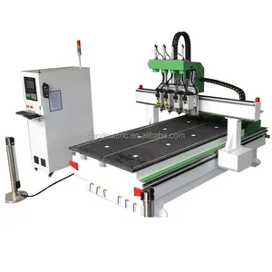 Professional manufacturer supplier multi-head 1325 wood cnc router for stone cutter with cheap price