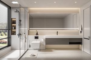 Meuble <span class=keywords><strong>de</strong></span> rangement <span class=keywords><strong>de</strong></span> salle <span class=keywords><strong>de</strong></span> bain haut <span class=keywords><strong>de</strong></span> gamme avec miroir, design luxueux, <span class=keywords><strong>sous</strong></span> l'évier - Product Image 3